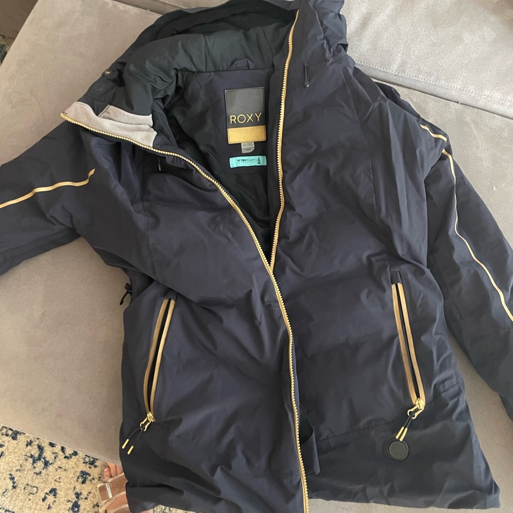 Navy Roxy Ski Jacket
